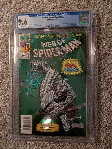 Web spider man 100 cgc - web, of