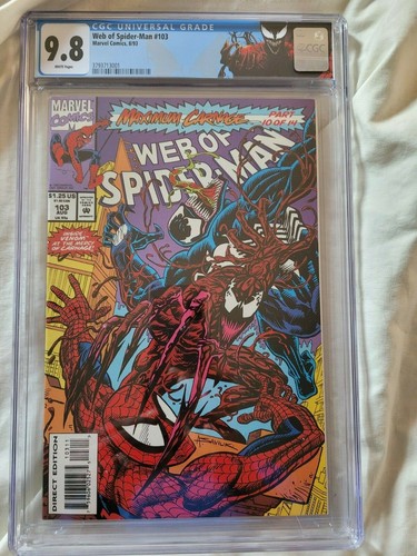 Web spider man 103 cgc - of, #103